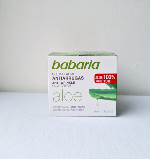 Babaria Anti Wrinkle Facial Cream Aloe Vera 50 m