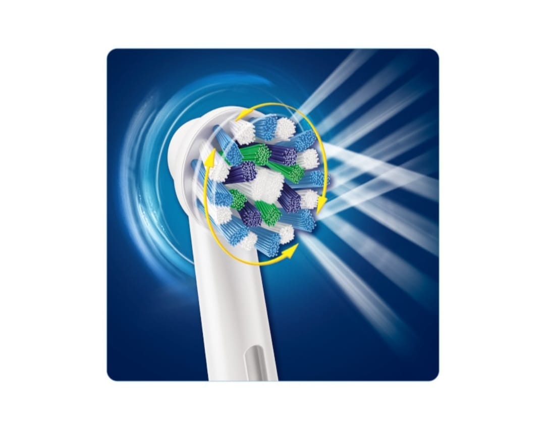 Oral B Pro650 3D Black Electric Toothbrush + Toothpaste 75ml - Image 2