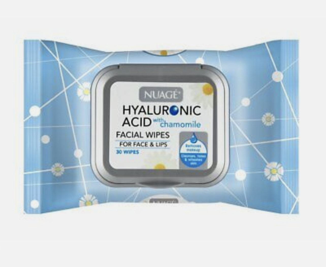 Nuage Hyaluronic Acid & Chamomile - Refreshing Cleansing Facial Wipes x30