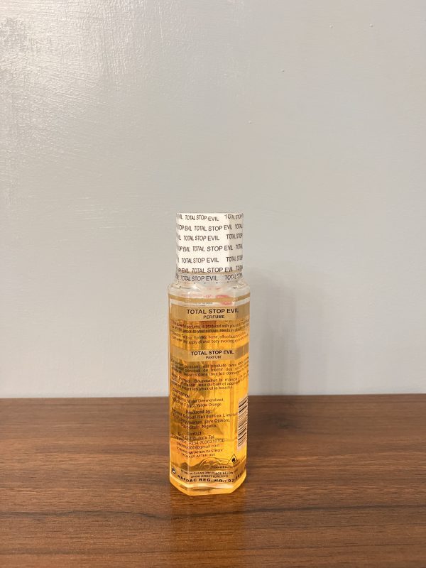 clear liquid of spiritual prayer perfume