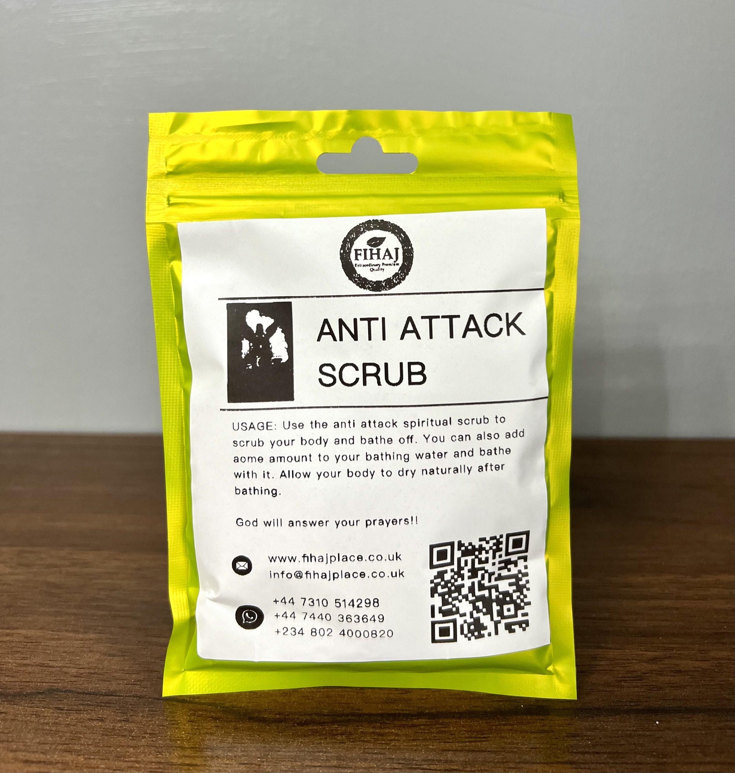 Spiritual Anti Attack Scrub