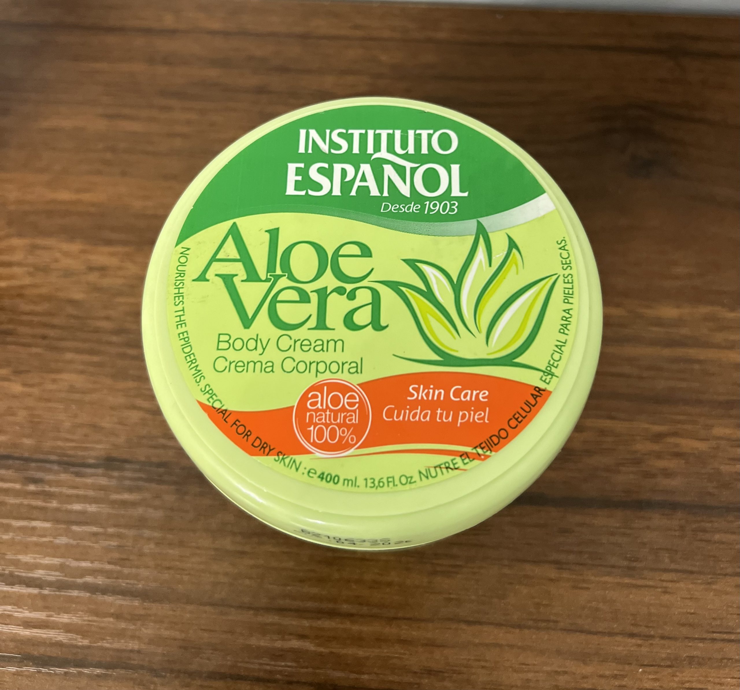 Instituto Español Aloe Vera Body Cream 400ml