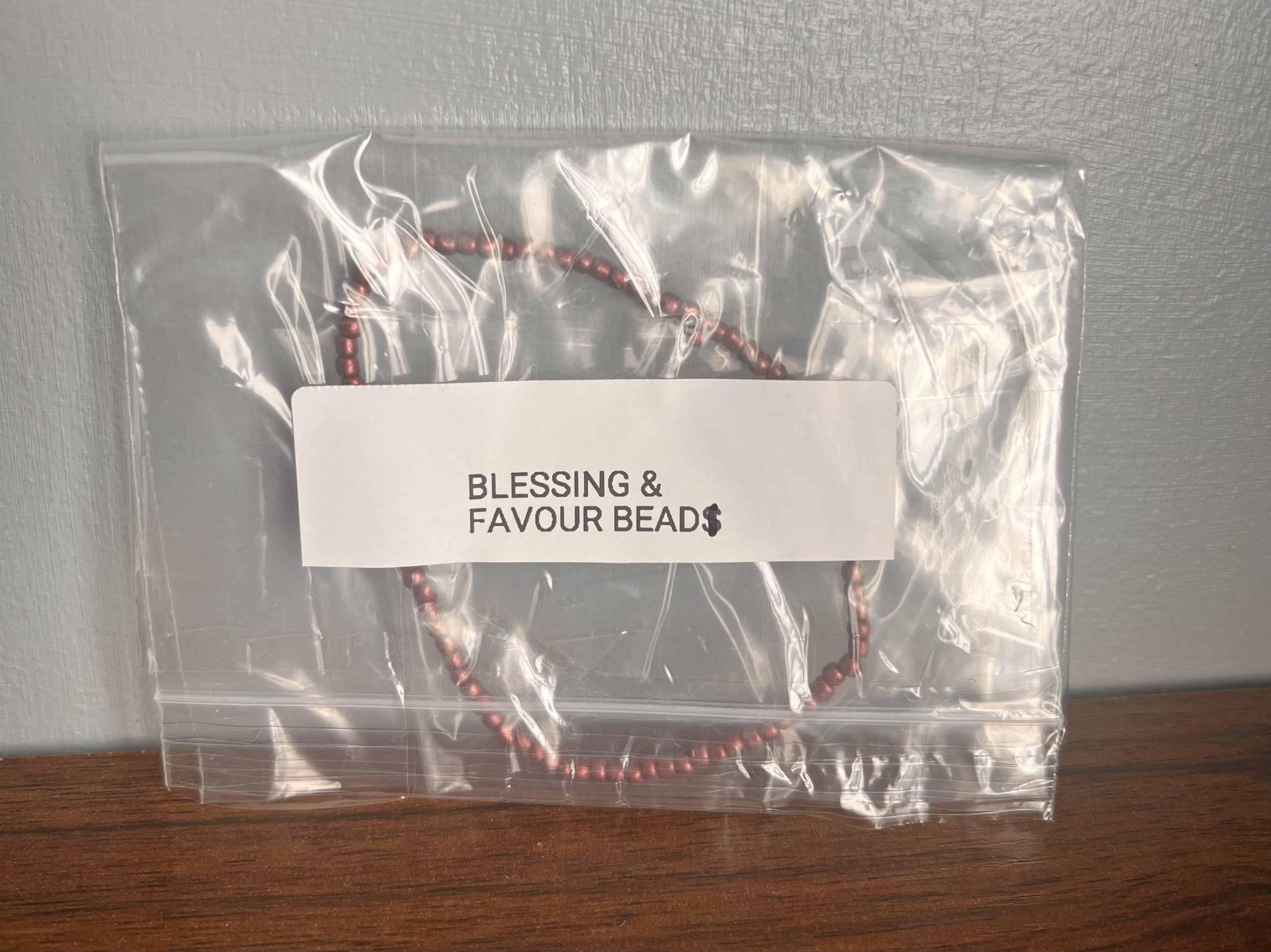 Blessings and favour beads